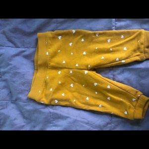 Mustard color sweats